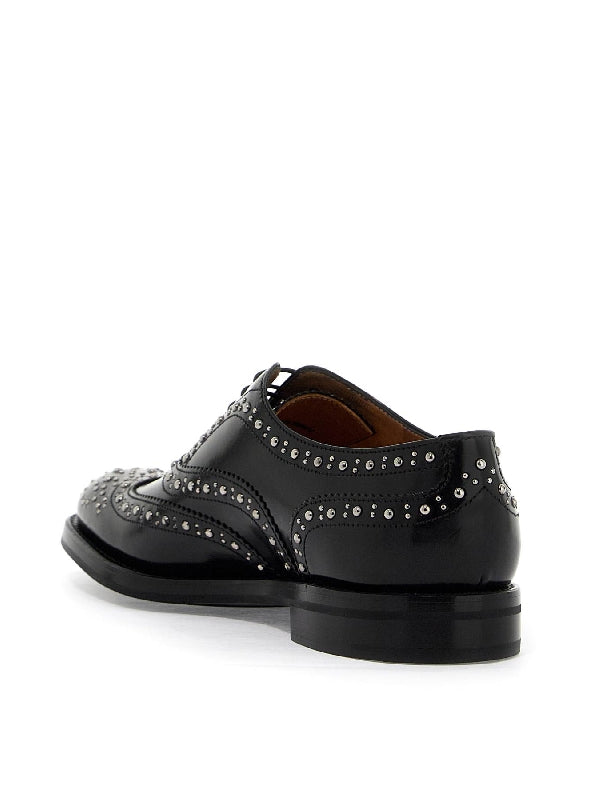 Burwood Stud Decor Lace-up Shoes - Jente