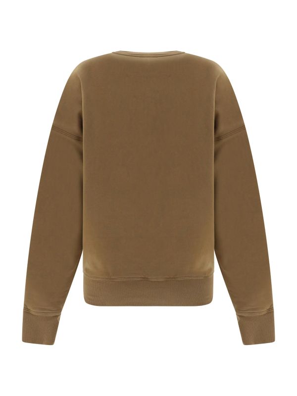 Beige Cotton Sweatshirt