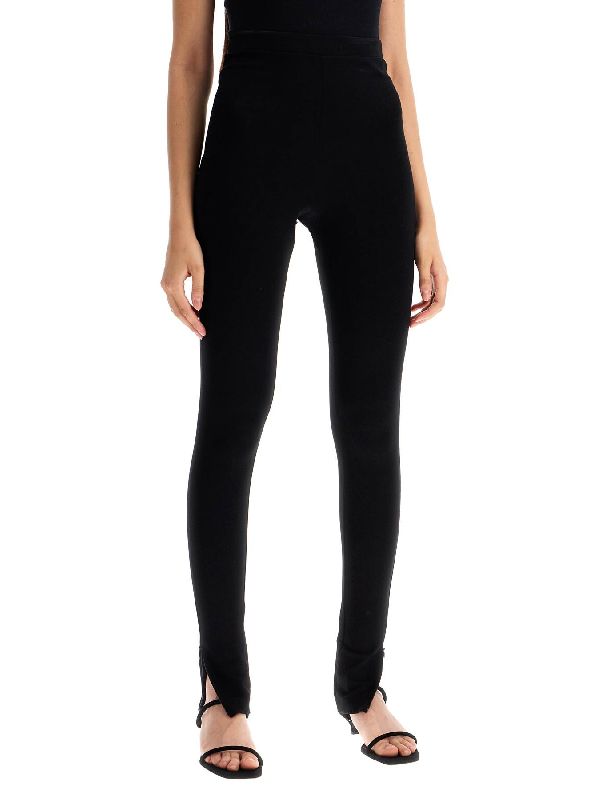 Zip Detail Stretch Leggings - Jente