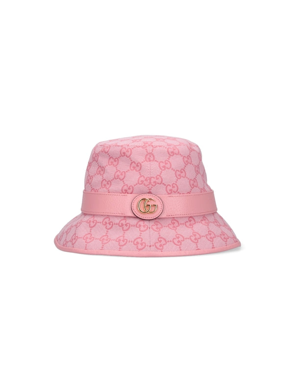 Gg Pattern Belt Bucket Hat - Jente