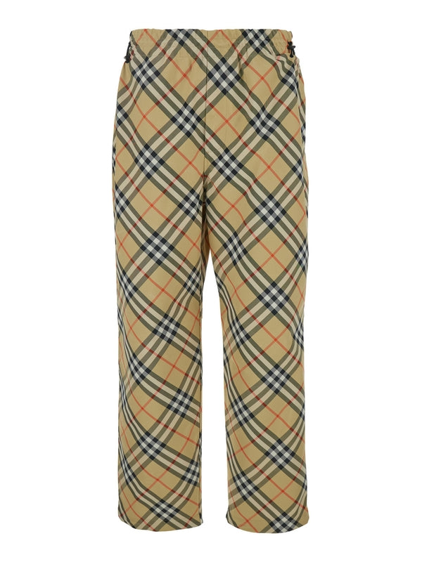 Vintage Check Banded Pants