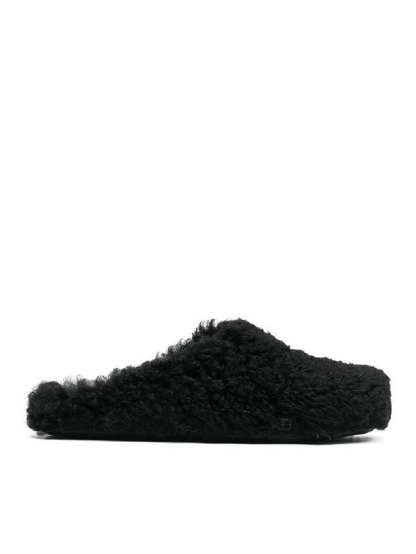 Shearling Calfskin Mule Loafer