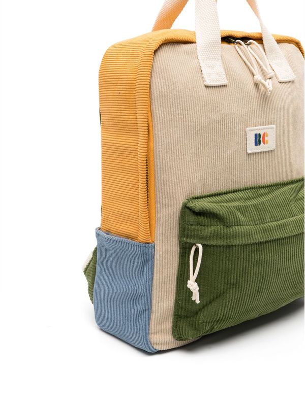 Corduroy Colorblock Backpack