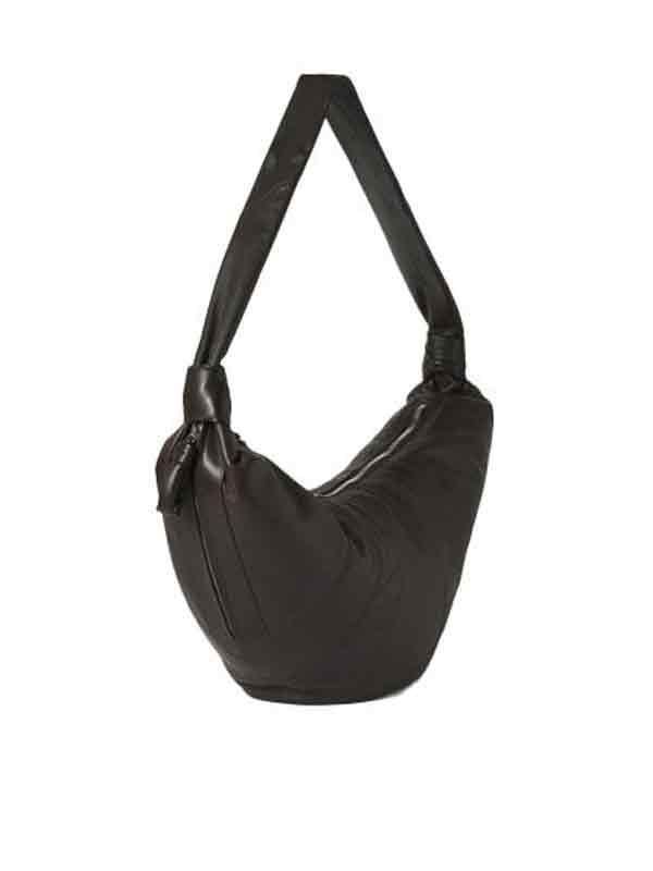 Croissant Leather Large Crossbody Bag