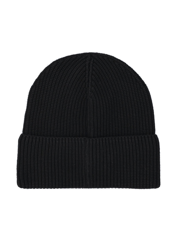 Logo Patch Cotton Beanie