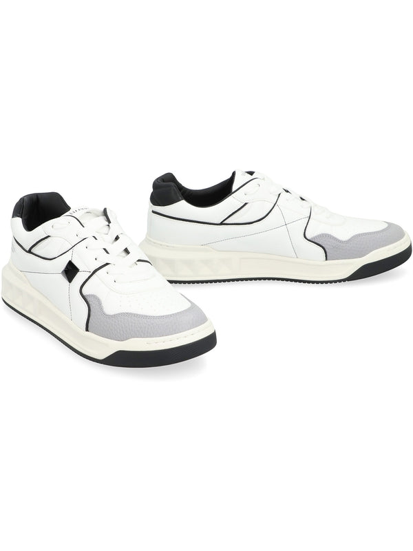 Valentino White Low Top Sneakers