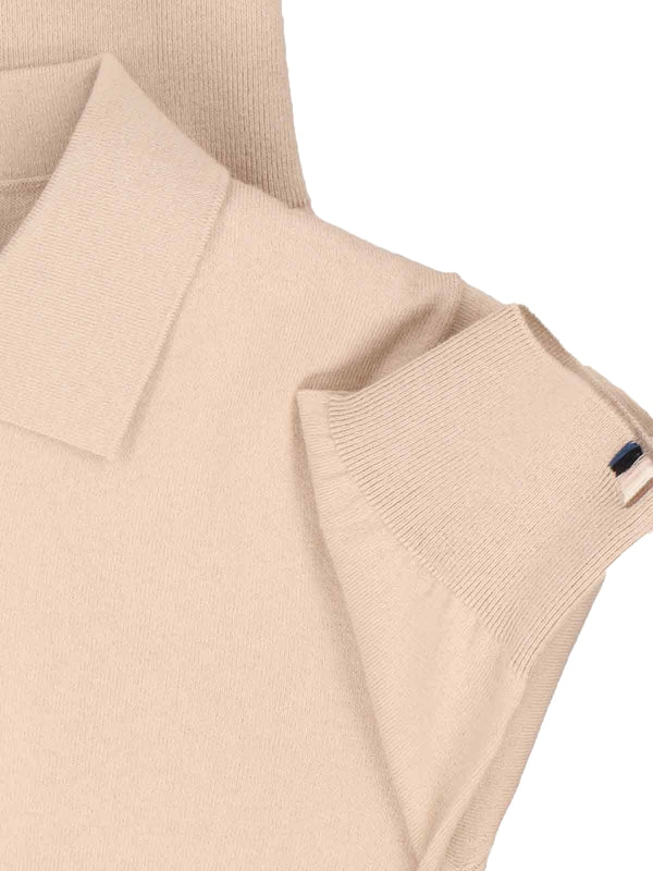 Cotton Cashmere Polo Shirt - Jente