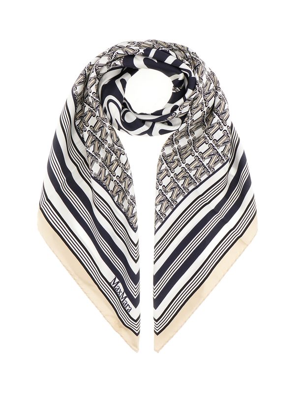 Carre Logo Printing Silk Scarf