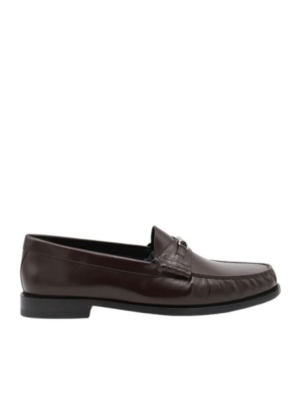 Triomphe Logo Leather Loafers