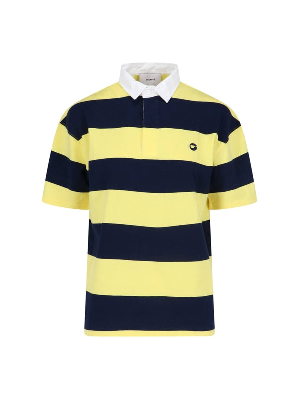 Logo Stripe Polo Shirt