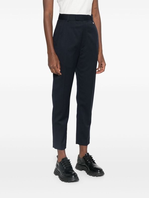 Crop Wool Tailored Pants