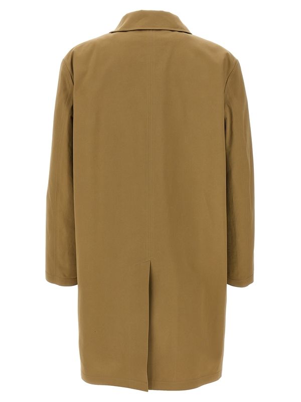 Hidden Button
  Cotton Trench Coat