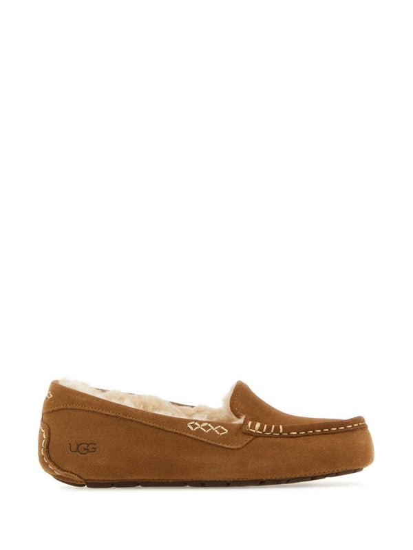 Ansley Suede Shearling Loafers