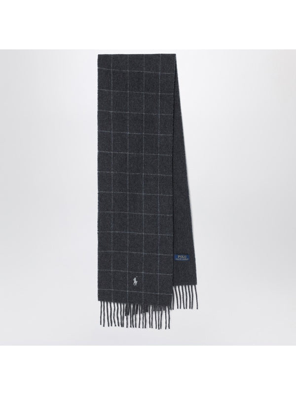 Polo Ralph Lauren Grey Wool Mufflers