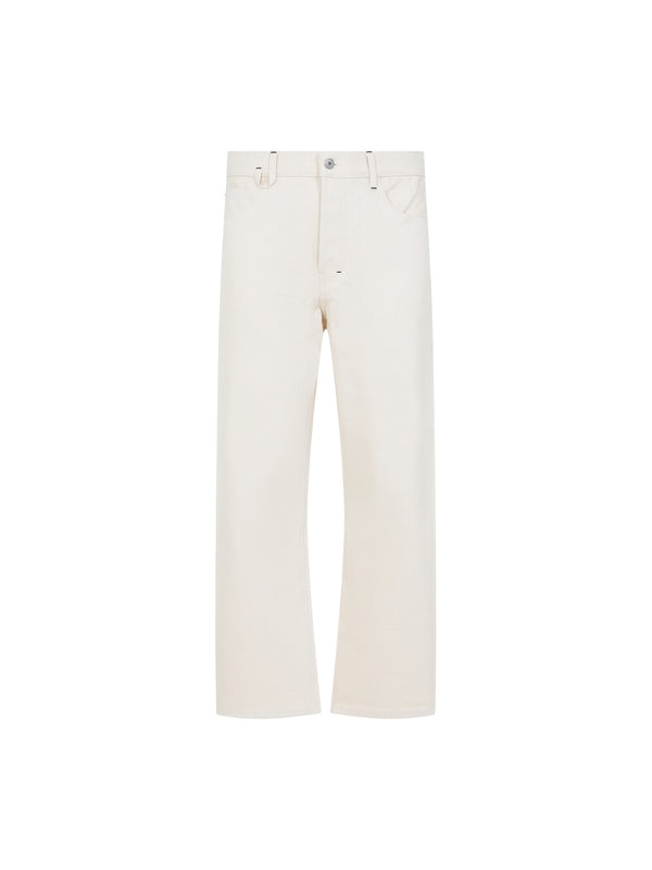 Venice Stitch Detail Denim Pants