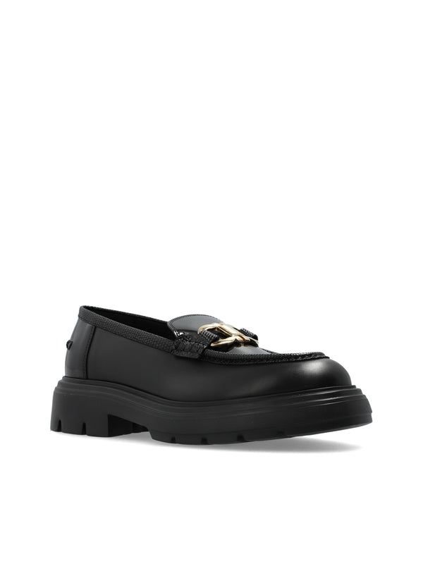 Brooke Gancini Detail Leather Loafer