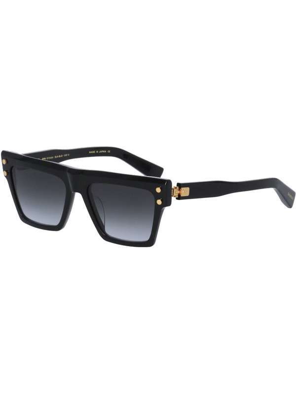 Aknoni Black Square Frame Sunglasses