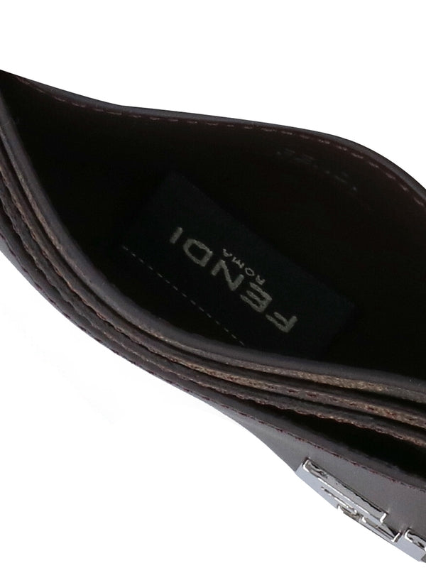 Fendi Brown Card Holders