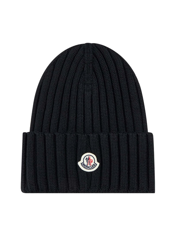 Logo Patch Wool Beanie