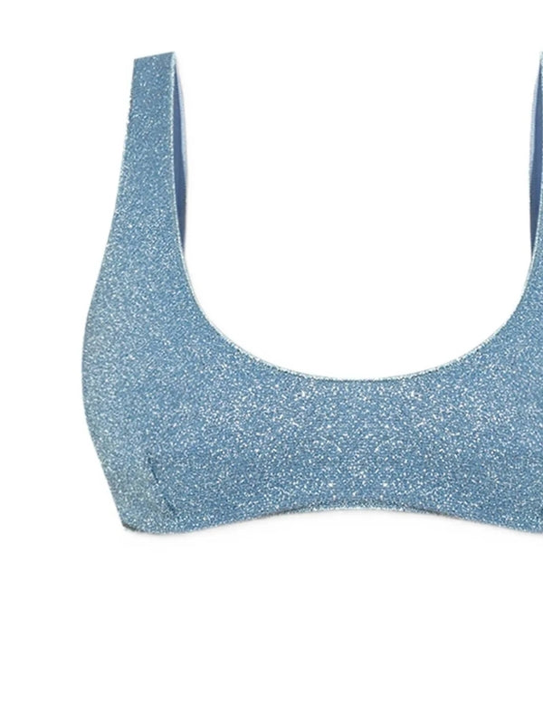 Oseree Sky Blue Purple Beachwear