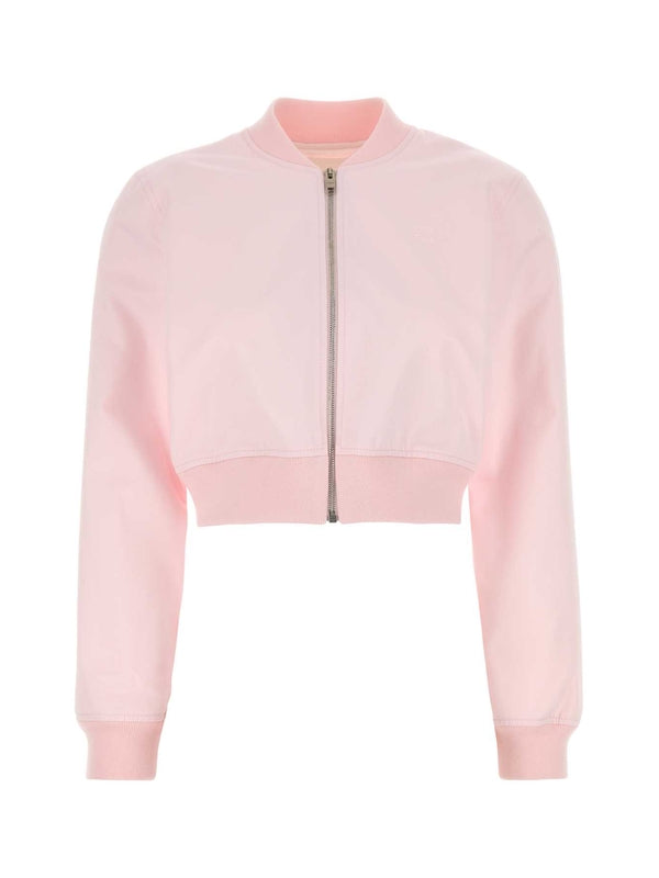 Medallion Logo Cotton Bomber Jacket