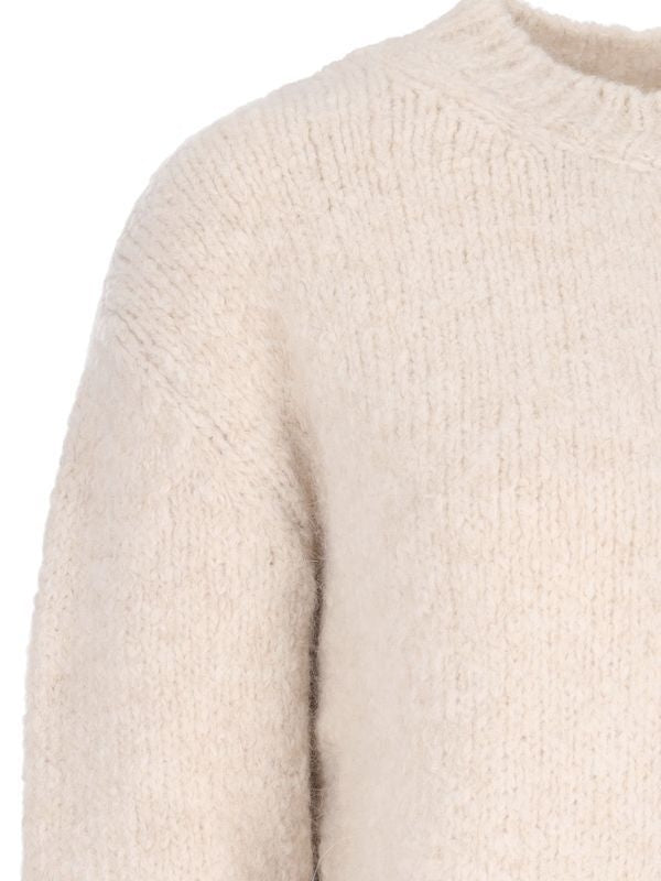 Crush Logo Jacquard Wool Blend Sweater