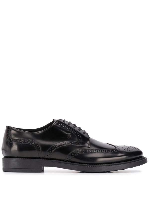 Wingtip
  Leather Lace-Up Shoes