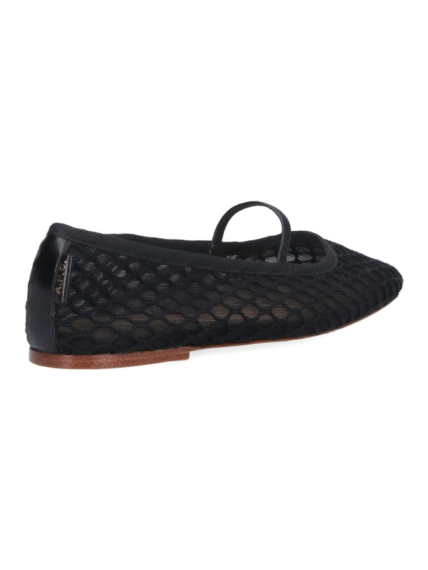 A.P.C. Black Flat Shoes
