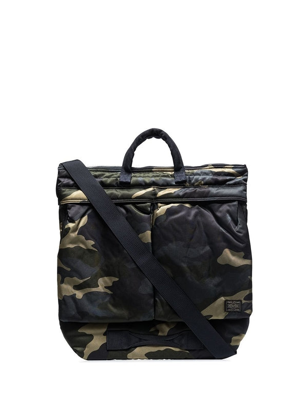 Porter Camouflage Green Tote Bag