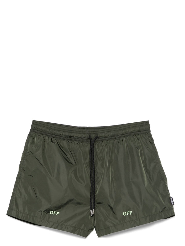 Stamp Logo Nylon Swim Shorts