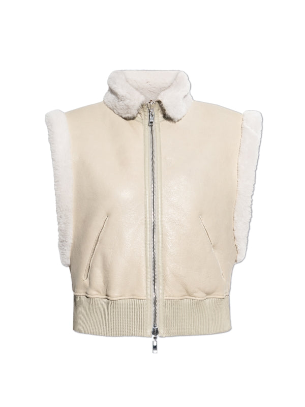 Edwina
  Reversible Shearing Leather Vest