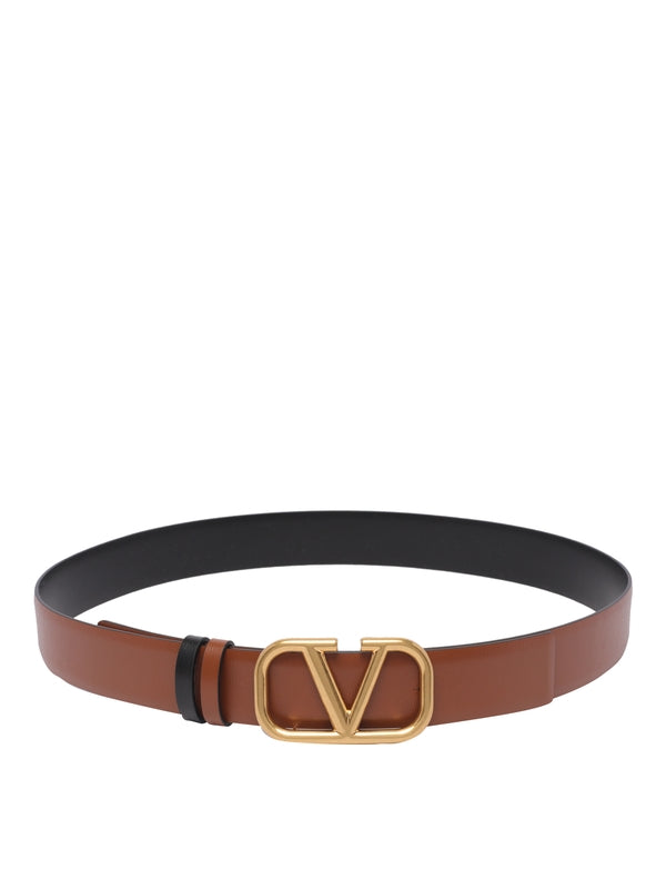 Valentino Garavani Belts Brown Leather Belts