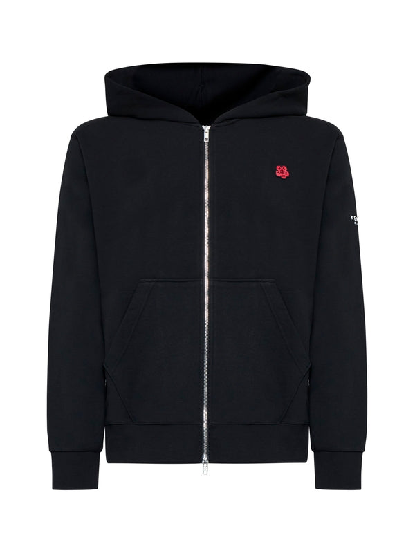 Boke Flower Hooded Zip-Up