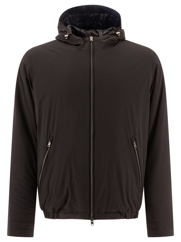 度假尼龙连帽夹克