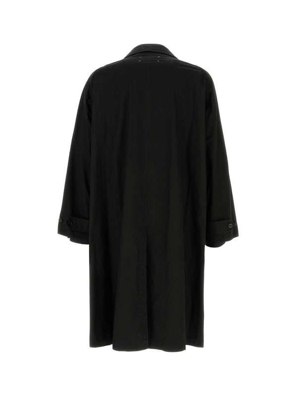 Back Stitch Layered Trench Coat