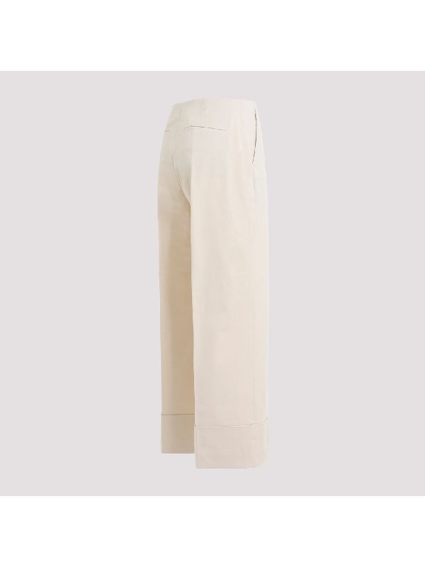 Straight Cotton Pants