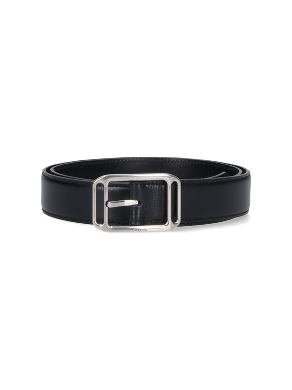 Tom Ford Black Leather Belts