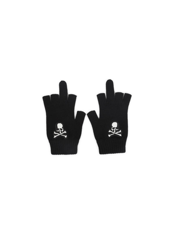 Mastermind World Black Wool Gloves