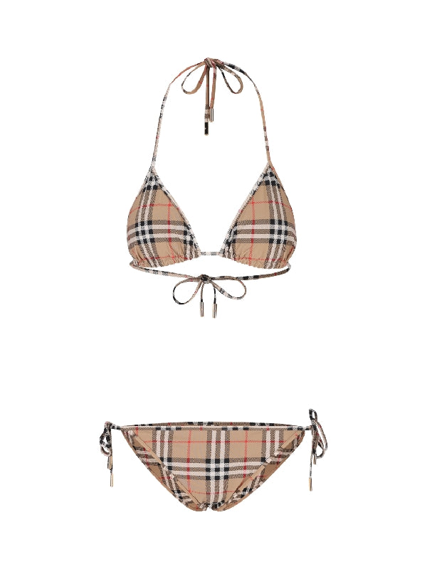 Vintage Check Bikini Set