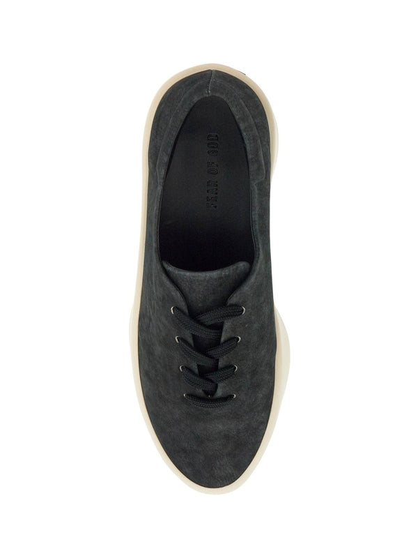 Logo Suede Low-Top Sneakers