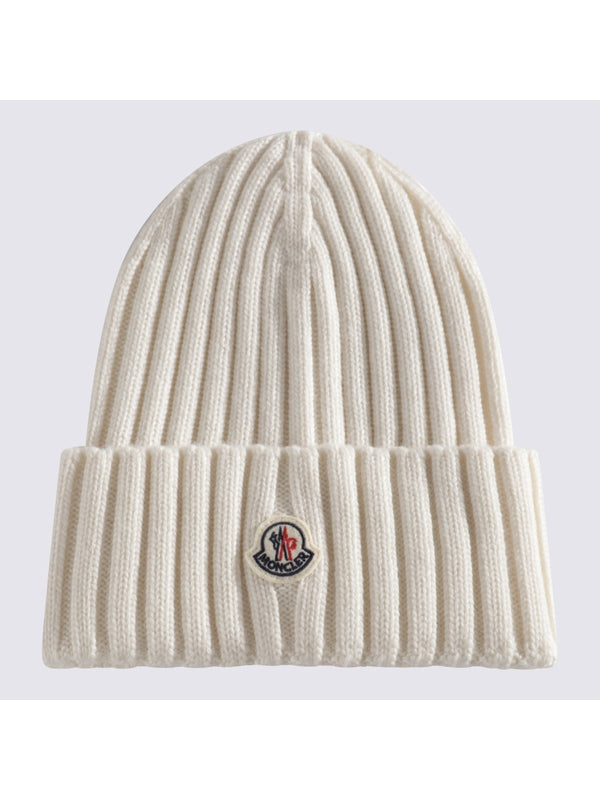 Moncler Ivory Beanies