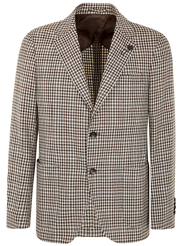 Boutonniere Pin Wool Cashmere Jacket