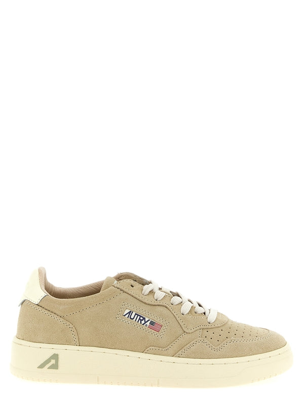 Autry Beige Low Top Sneakers