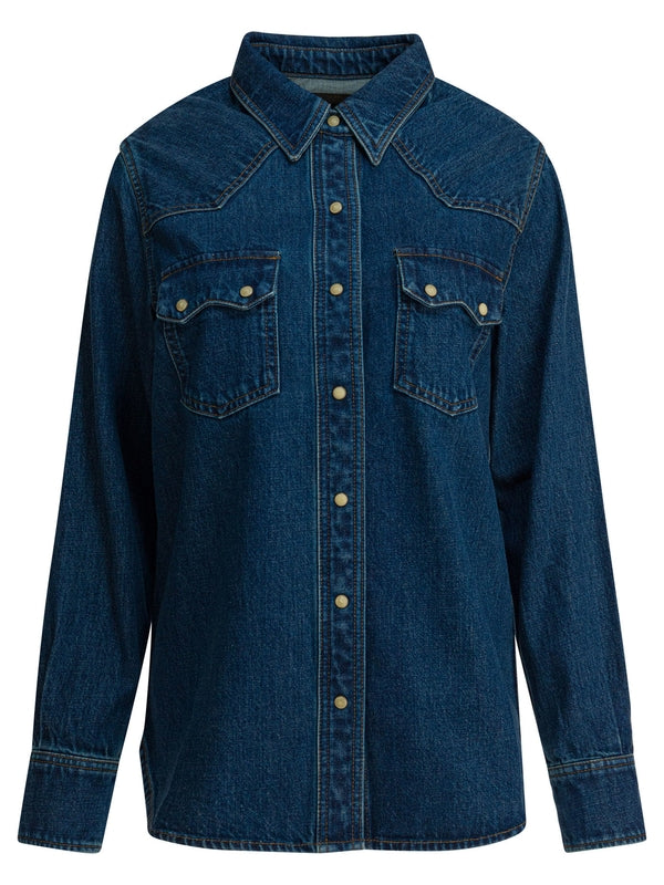 Filson Blue Shirts & Blouses