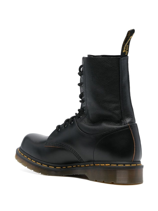 Dr. Martens Number Logo Leather Lace-up Boots