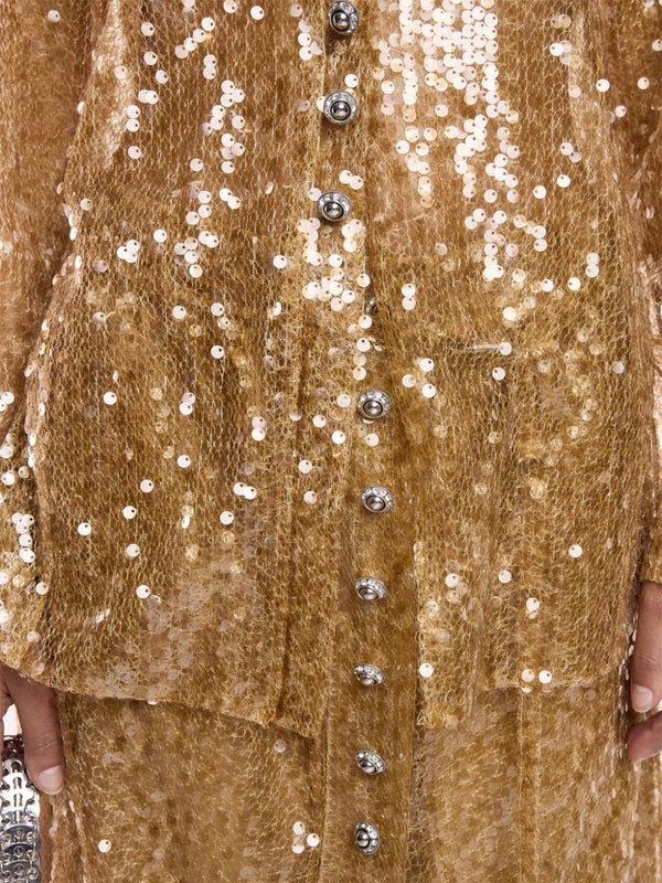 Allover Sequin Shirt