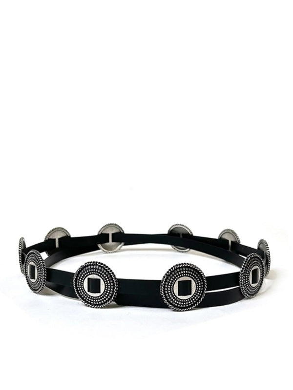 Ann Demeulemeester Black Leather Belts