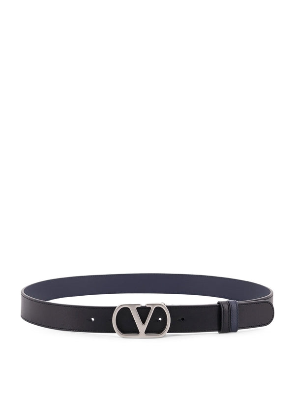 Valentino Black Leather Belts