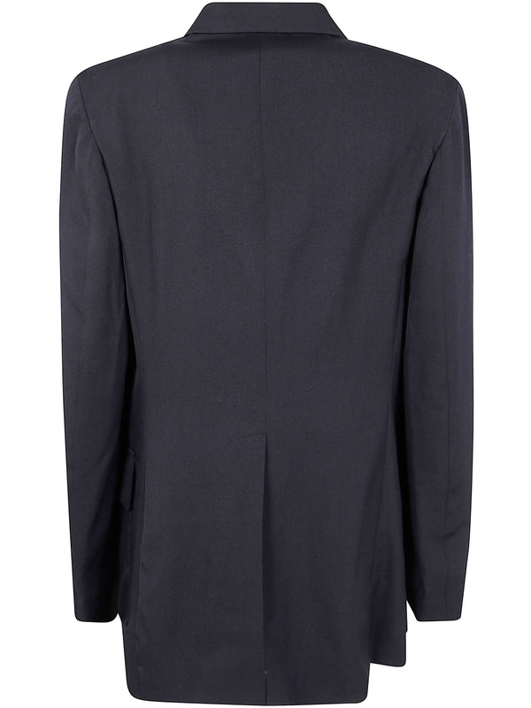 Yohji Yamamoto Navy Tailored Jacket