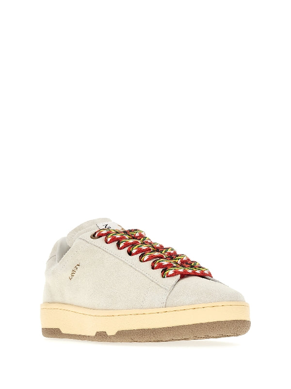 Curb Lace-Up Suede Sneakers